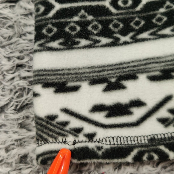 Eddie Bauer Fleece Pullover Aztec Southwestern Quarter Zip Cozy Comfy Womens XXL - Picture 6 of 10